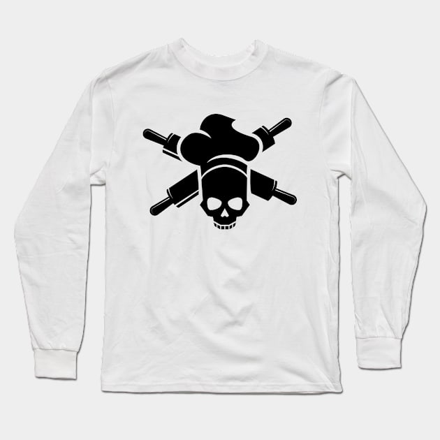 Pirate Chef (Dark Print) Long Sleeve T-Shirt by Jarecrow 